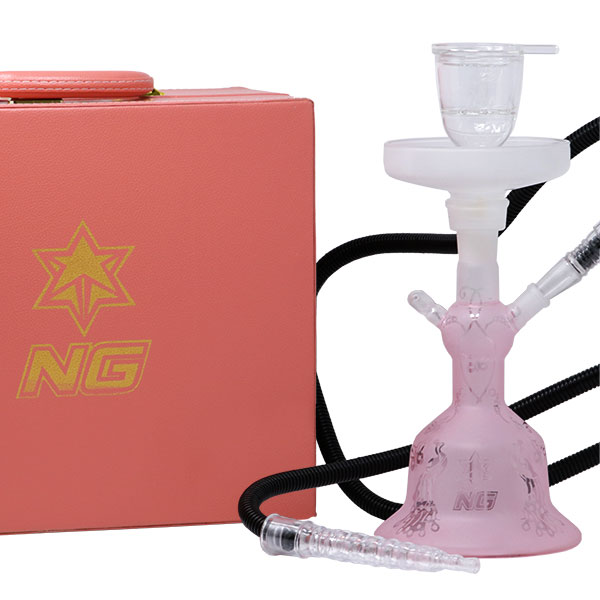 NG-13 inch Sandblasted Hookah Set [TD-2] | Jupiter Grass