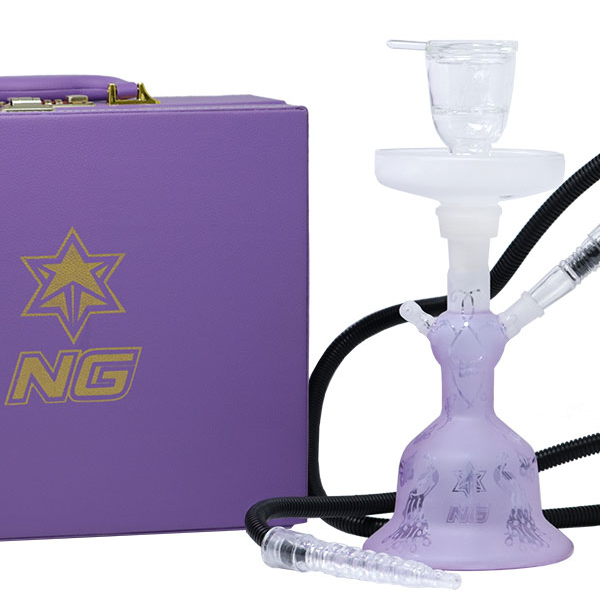 NG-13 inch Sandblasted Hookah Set [TD-2] | Jupiter Grass