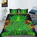 Mr Johnny Green | Digital Printed 3Pcs Queen Size Duvet Cover | Jupiter Grass