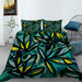 Mr Johnny Green | Digital Printed 3Pcs Queen Size Duvet Cover | Jupiter Grass
