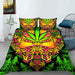 Mr Johnny Green | Digital Printed 3Pcs Queen Size Duvet Cover | Jupiter Grass