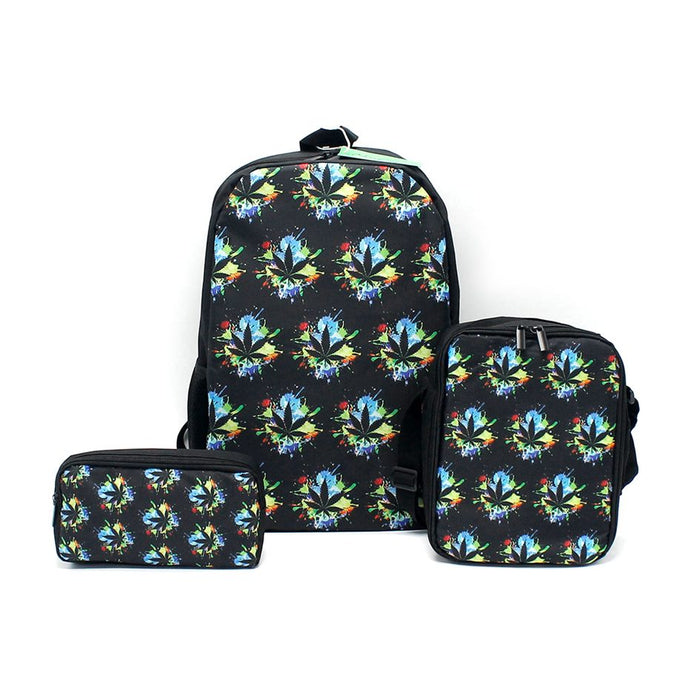 Mr Johnny Green | 3Pcs School Bag Set | Jupiter Grass