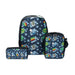 Mr Johnny Green | 3Pcs School Bag Set | Jupiter Grass