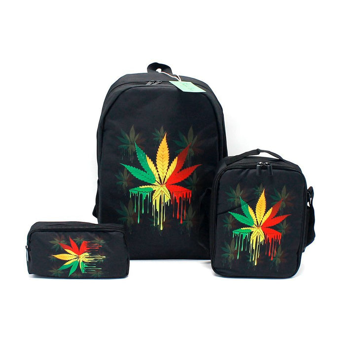 Mr Johnny Green | 3Pcs School Bag Set | Jupiter Grass