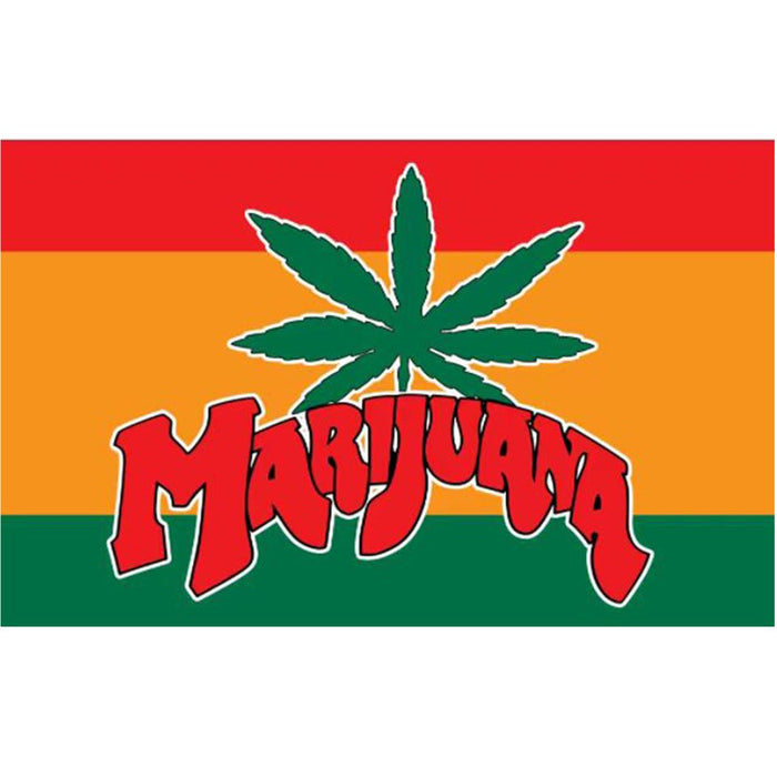 Digital Printed Marijuana Flag | Jupiter Grass