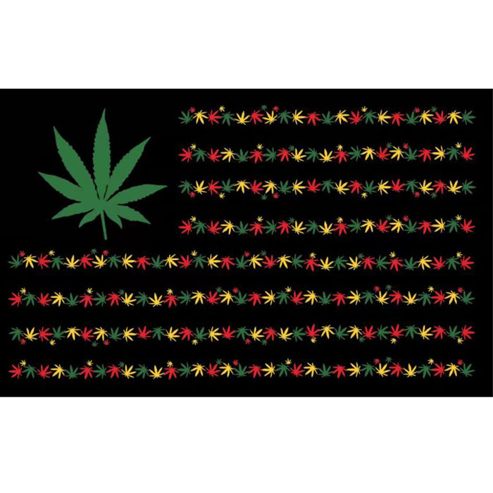 Digital Printed Marijuana Flag | Jupiter Grass