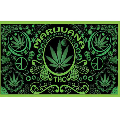 Digital Printed Marijuana Flag | Jupiter Grass