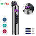 Portable Electronic Lighter USB Arc pipe Lighter with LED Button and Battery Indicator [MLT233] | Jupiter Grass
