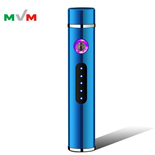 Portable Electronic Lighter USB Arc pipe Lighter with LED Button and Battery Indicator [MLT233] | Jupiter Grass