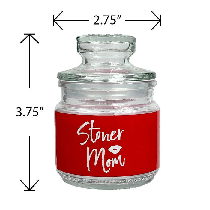 ASHTRAY AND STASH JAR SET - RED STONER MOM DESIGN | Jupiter Grass
