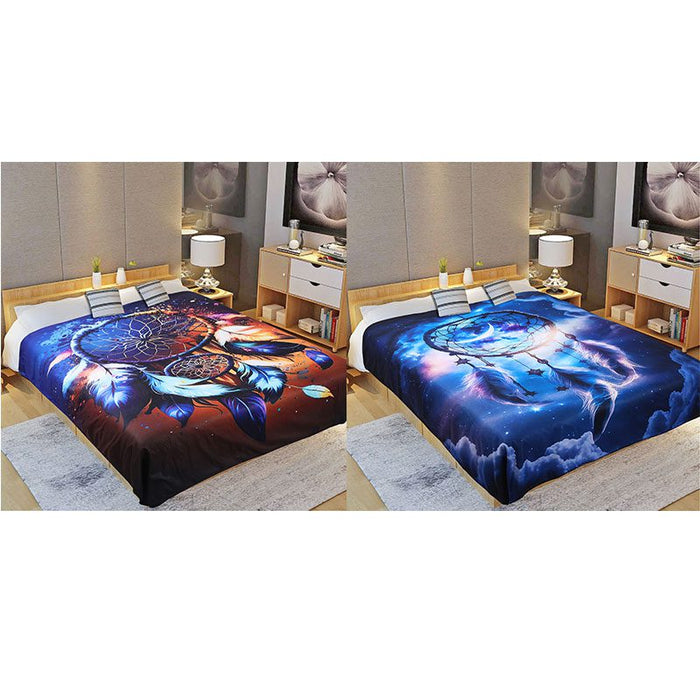 Digital Printed Single layer 2ply Licensed Fleece Blanket [Combo-C] | Jupiter Grass