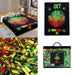 Digital Printed Single layer 1 ply Licensed Fleece Blanket [Combo-A] | Jupiter Grass