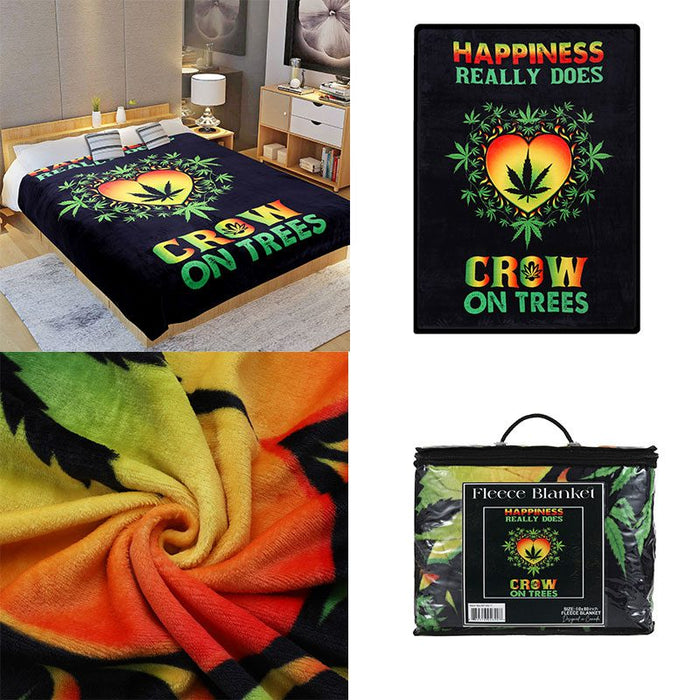 Digital Printed Single layer 1 ply Licensed Fleece Blanket [Combo-A] | Jupiter Grass