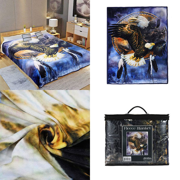 Digital Printed Single layer 1 ply Licensed Fleece Blanket [Combo-B] | Jupiter Grass