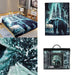 Digital Printed Single layer 1 ply Licensed Fleece Blanket [Combo-B] | Jupiter Grass