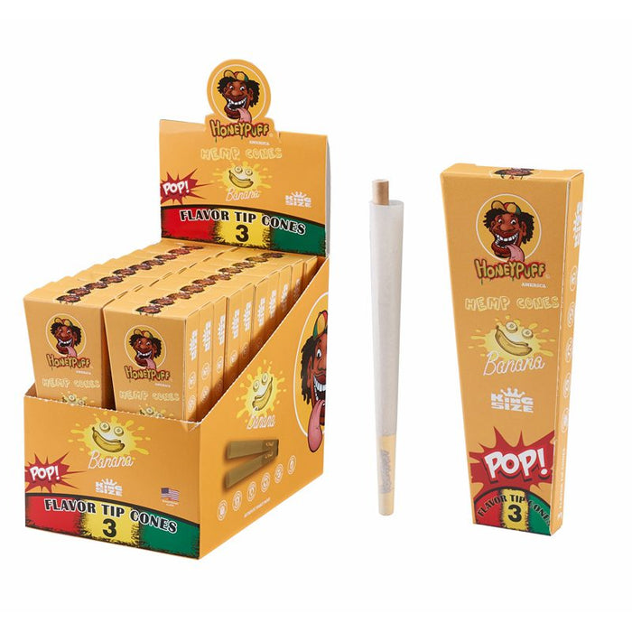 HoneyPuff | Pre-Rolled Flavored Cones – King Size (20 Packs/Display) [P1175] | Jupiter Grass