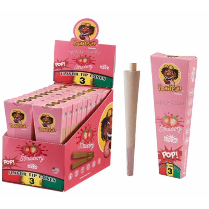 HoneyPuff | Pre-Rolled Flavored Cones – King Size (20 Packs/Display) [P1175] | Jupiter Grass