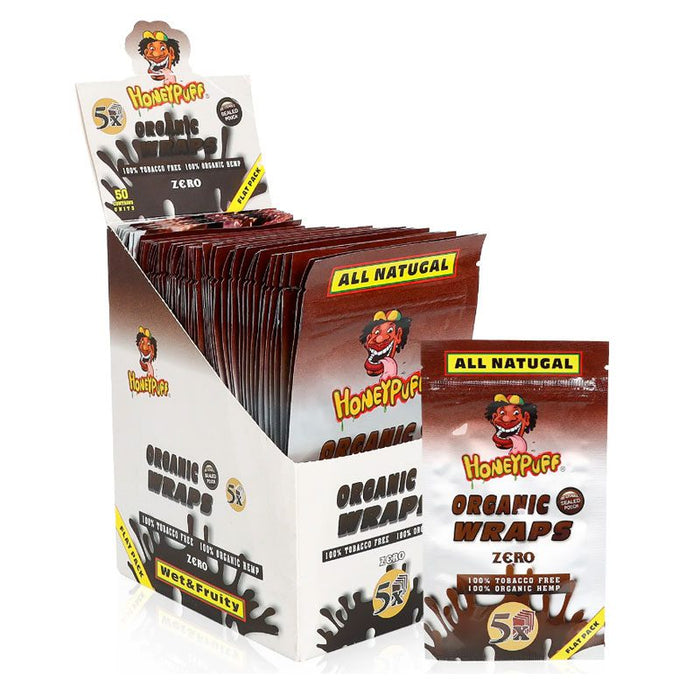 Honey Puff | Organic Flavored Hemp Wrap Boxes of 50 [P810XX]