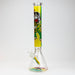 17.5" Rasta Man / 7 mm / classic beaker glass bong | Jupiter Grass