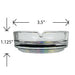 ASHTRAY AND STASH JAR SET - RAINBOW LEAF DESIGN | Jupiter Grass