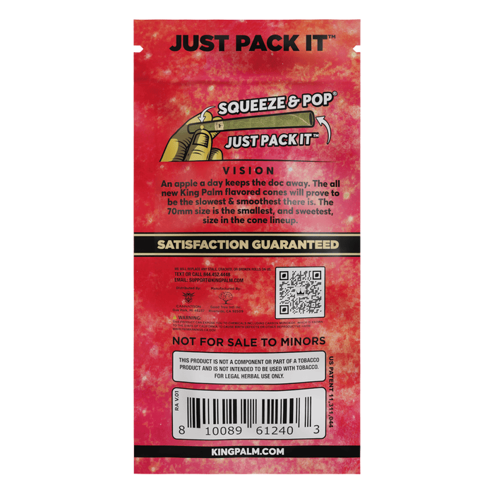 King Palm | Flavored Palm Cones – 3ct | Jupiter Grass