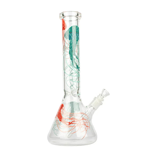 Red Eye Glass® | 15" Jellyfish Beaker Tube (9977C) | Jupiter Grass