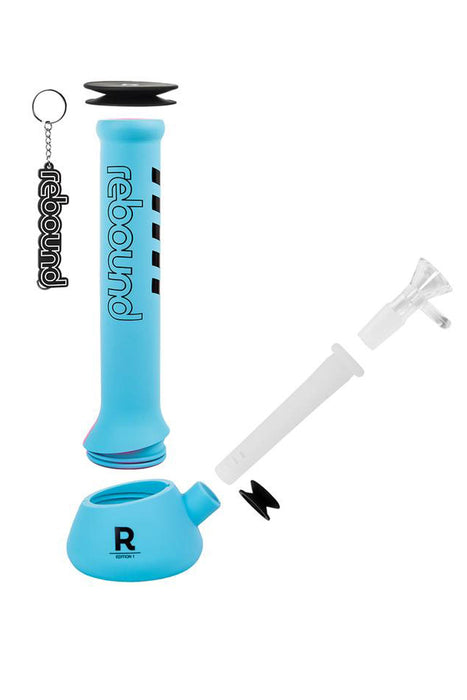 Rebound 14" Silicone Waterpipe Beaker | Jupiter Grass
