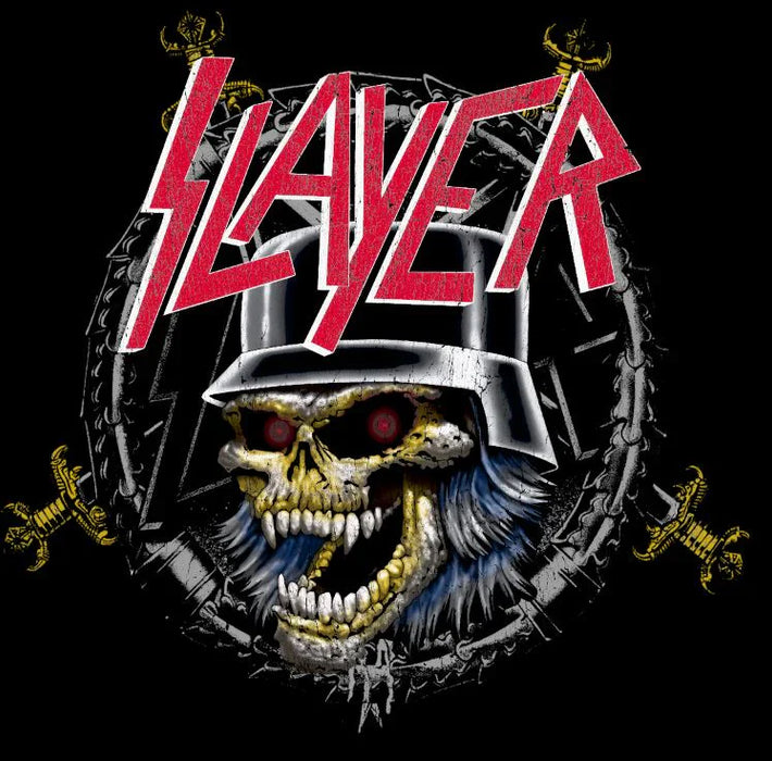 Slayer | "HELMET " Men's T-Shirt-Black- Officially Licensed | Jupiter Grass