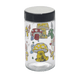 180ml Glass Storage Jar with Sticker Design – Compact & Stylish [SMKZ-145] | Jupiter Grass