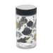180ml Glass Storage Jar with Sticker Design – Compact & Stylish [SMKZ-145] | Jupiter Grass