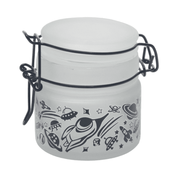 UFO Design Glass Storage Jar-Multiple Sizes Available [SMKZ-141] | Jupiter Grass