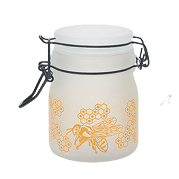 Honey Bee Glass Storage Jar-Multiple Sizes Available [SMKZ-143] | Jupiter Grass