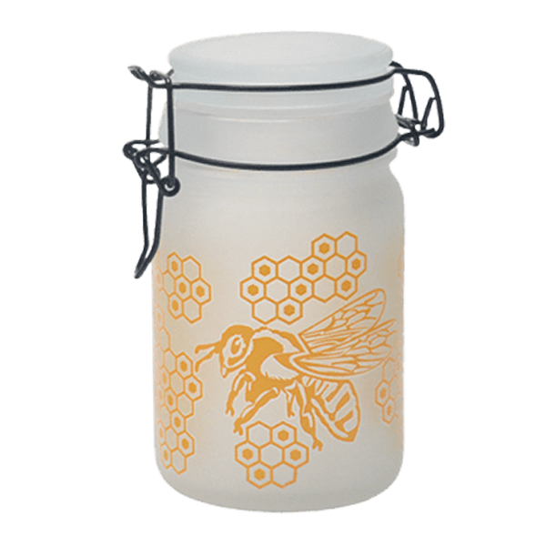 Honey Bee Glass Storage Jar-Multiple Sizes Available [SMKZ-143] | Jupiter Grass