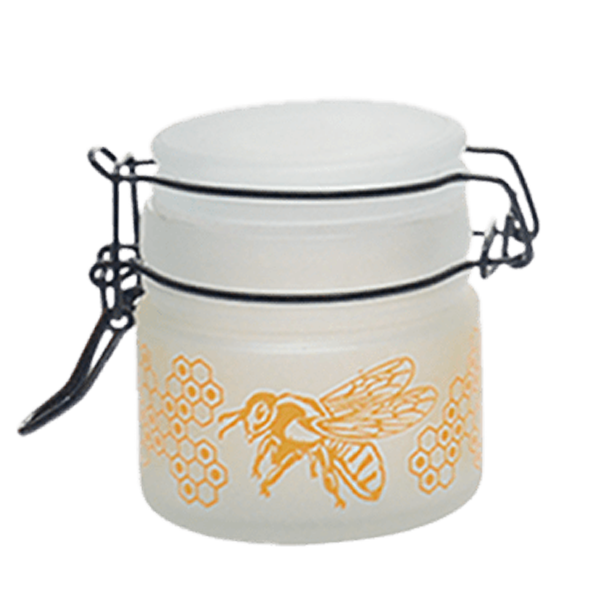 Honey Bee Glass Storage Jar-Multiple Sizes Available [SMKZ-143] | Jupiter Grass