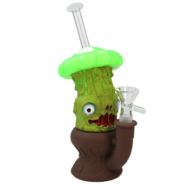 8″ Enameled Mushroom Bong [SMKZ165] | Jupiter Grass