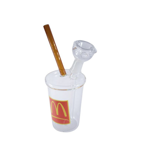 7″ McPuff Glass Hookah Cup – Big M Design [SMKZ182] | Jupiter Grass