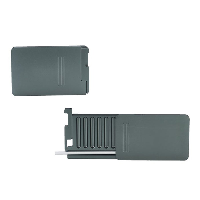 Snuff Pocket Pack Aluminium Case, Grey Color [SUN004] | Jupiter Grass
