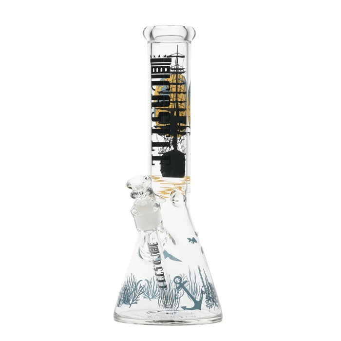 14" Schooner Beaker Bong 5mm Thick Glass