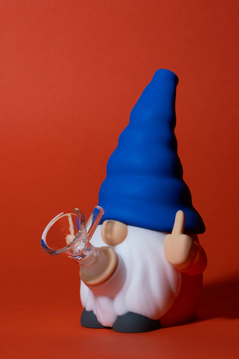 LIT® Silicone | 6" No Fux Gnome Water Pipe [TS217BOR] | Jupiter Grass