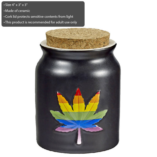 RAINBOW LEAF STASH JAR | Jupiter Grass