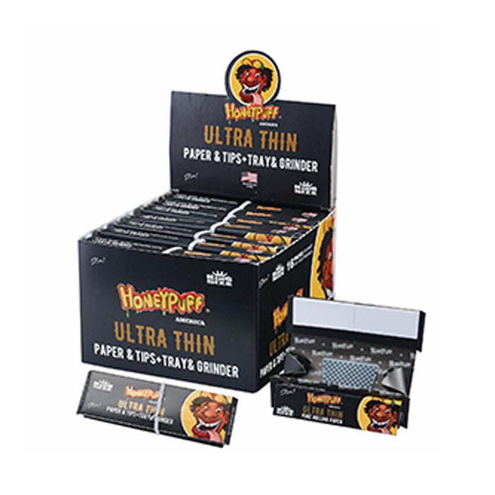Honey Puff | Rolling Kit – Ultra Thin King Size Kit(16 Packs/Display)  [P1183-01] | Jupiter Grass