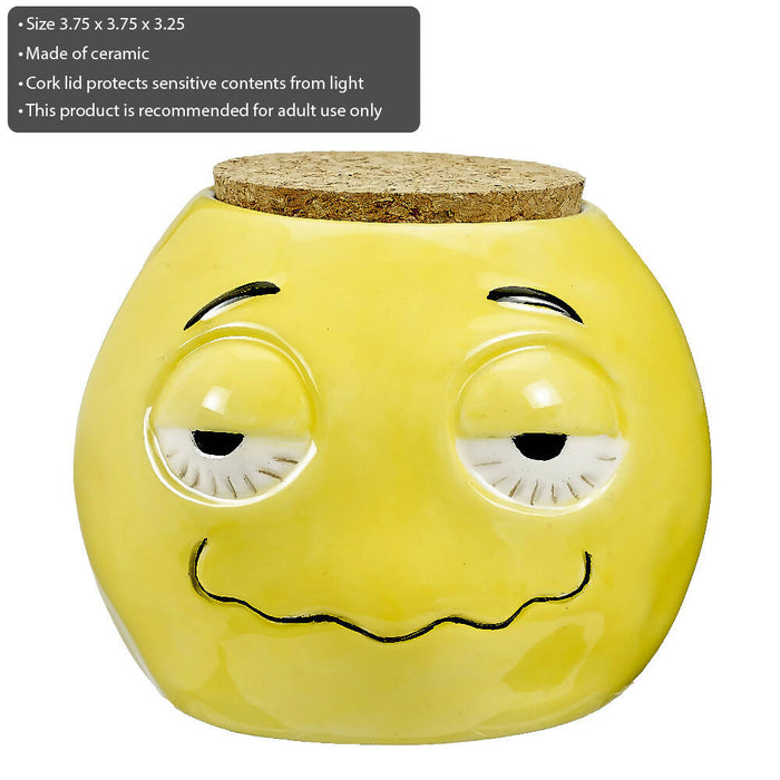 STONED EMOJI STASH JAR | Jupiter Grass