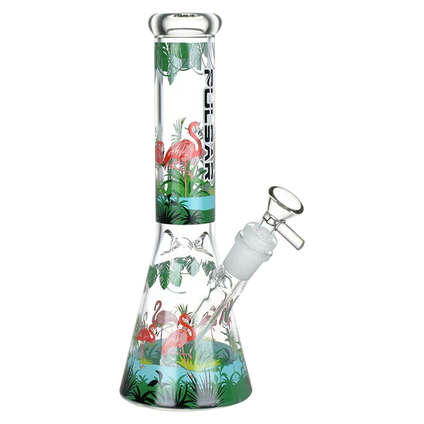 Pulsar® | 10" Chilllin flamingos Bong