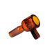 Hoss Glass | 14mm Full Colour Screen Bowl with Square Handle [YX21AC] | Jupiter Grass