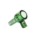 Hoss Glass | 14mm Full Colour Screen Bowl with Square Handle [YX21AC] | Jupiter Grass