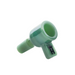 Hoss Glass | 14mm Full Colour Screen Bowl with Square Handle [YX21AC] | Jupiter Grass