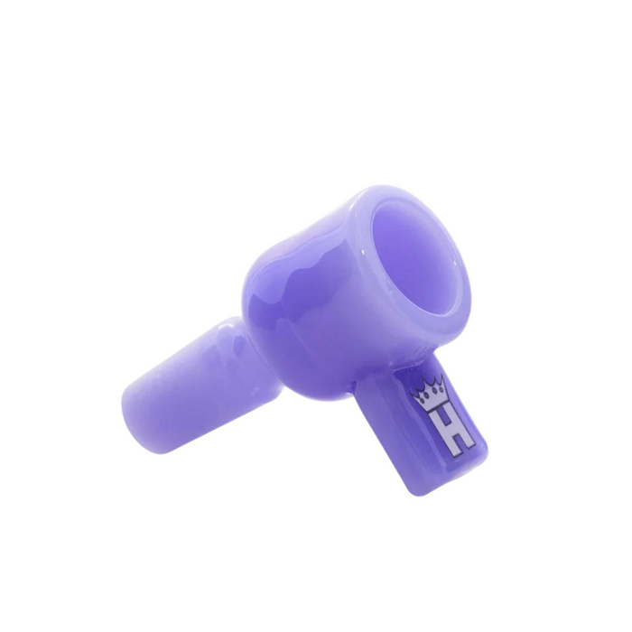 Hoss Glass | 14mm Full Colour Screen Bowl with Square Handle [YX21AC] | Jupiter Grass