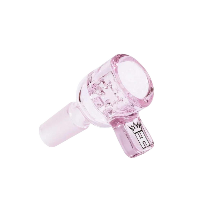 Hoss Glass | 14mm Full Colour Screen Bowl with Square Handle [YX21AC] | Jupiter Grass