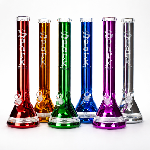 SPARK | 18" 7 mm metallic classic beaker bong | Jupiter Grass