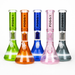 FOGGX | 14" Colored Glass Water Pipe with Percolator [FTLL09] | Jupiter Grass